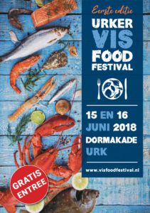 Flyer Pier16 Urker VIS Food Festival 2018 